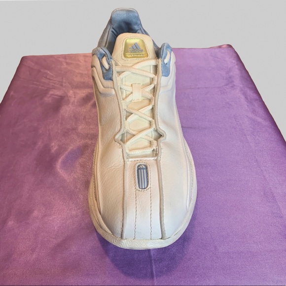 Adidas Blue & White Women’s Torsion Trainers Size 8.5 - Picture 2 of 3